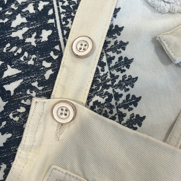 Anthropologie Overalls Pilco Relaxed Short Overalls NWOT Size 30 - Picture 7 of 8